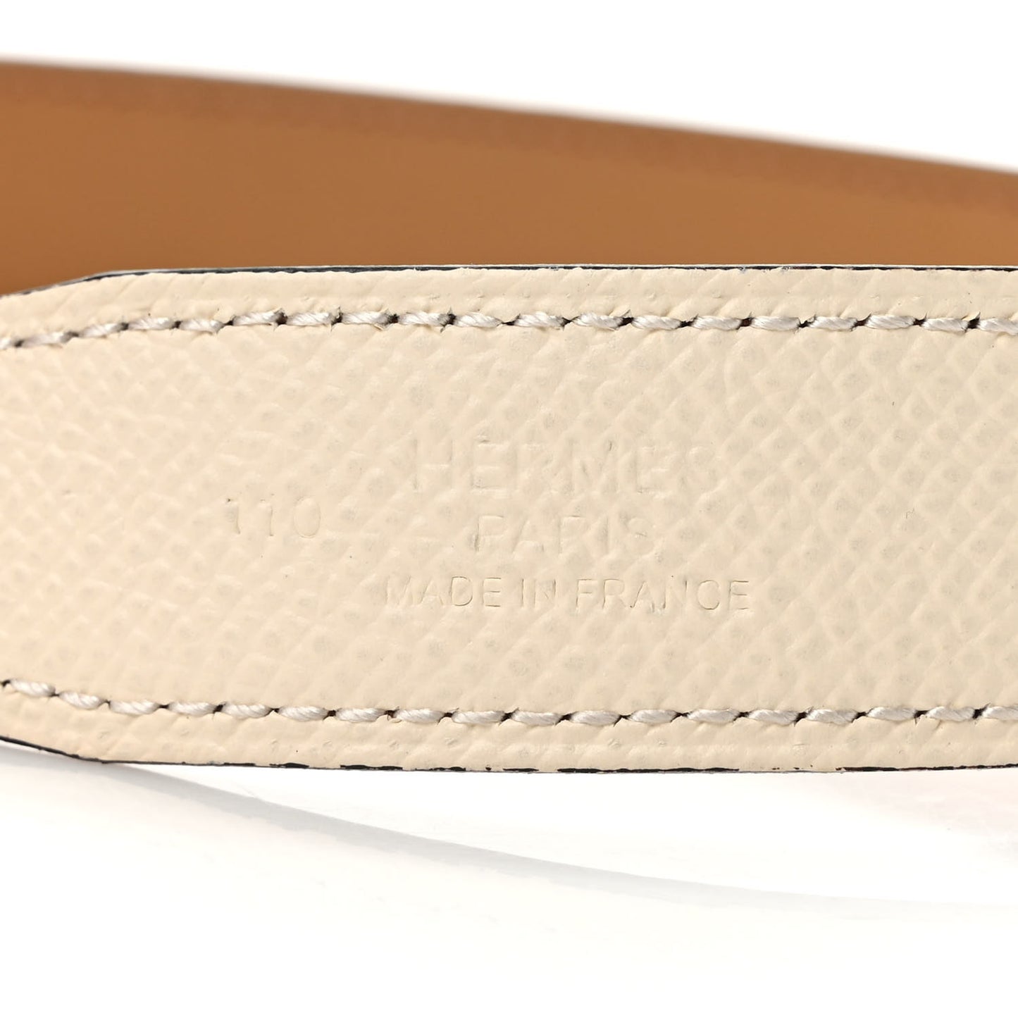 Epsom Swift 24mm Mini Constance H Belt 75 30 Nata Biscuit