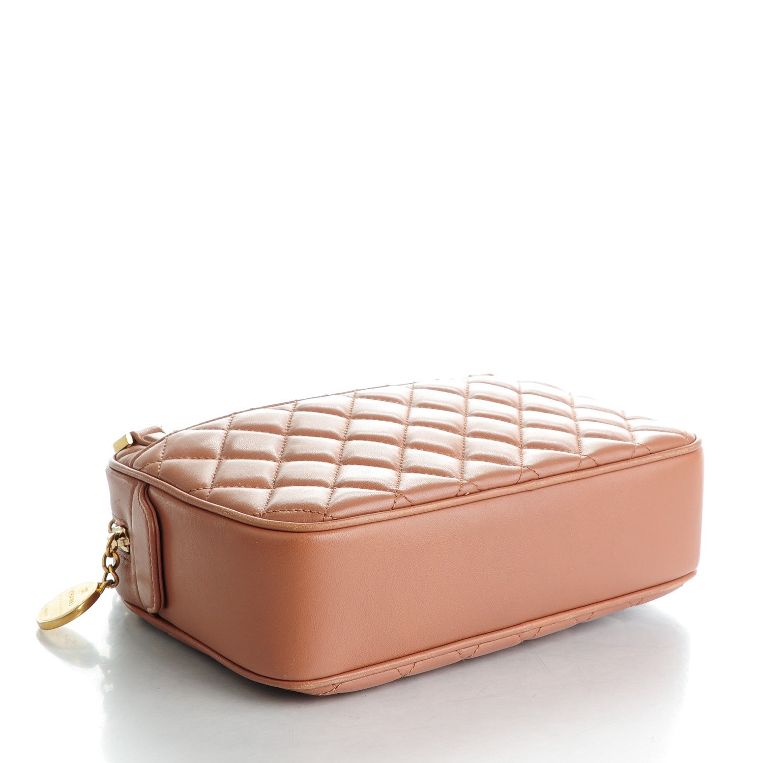 Chanel Lambskin Quilted Medium CC Crown Camera Case Pink 4 of 8