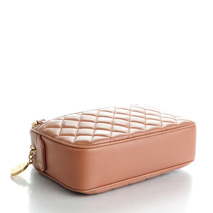Chanel Lambskin Quilted Medium CC Crown Camera Case Pink 4 of 8