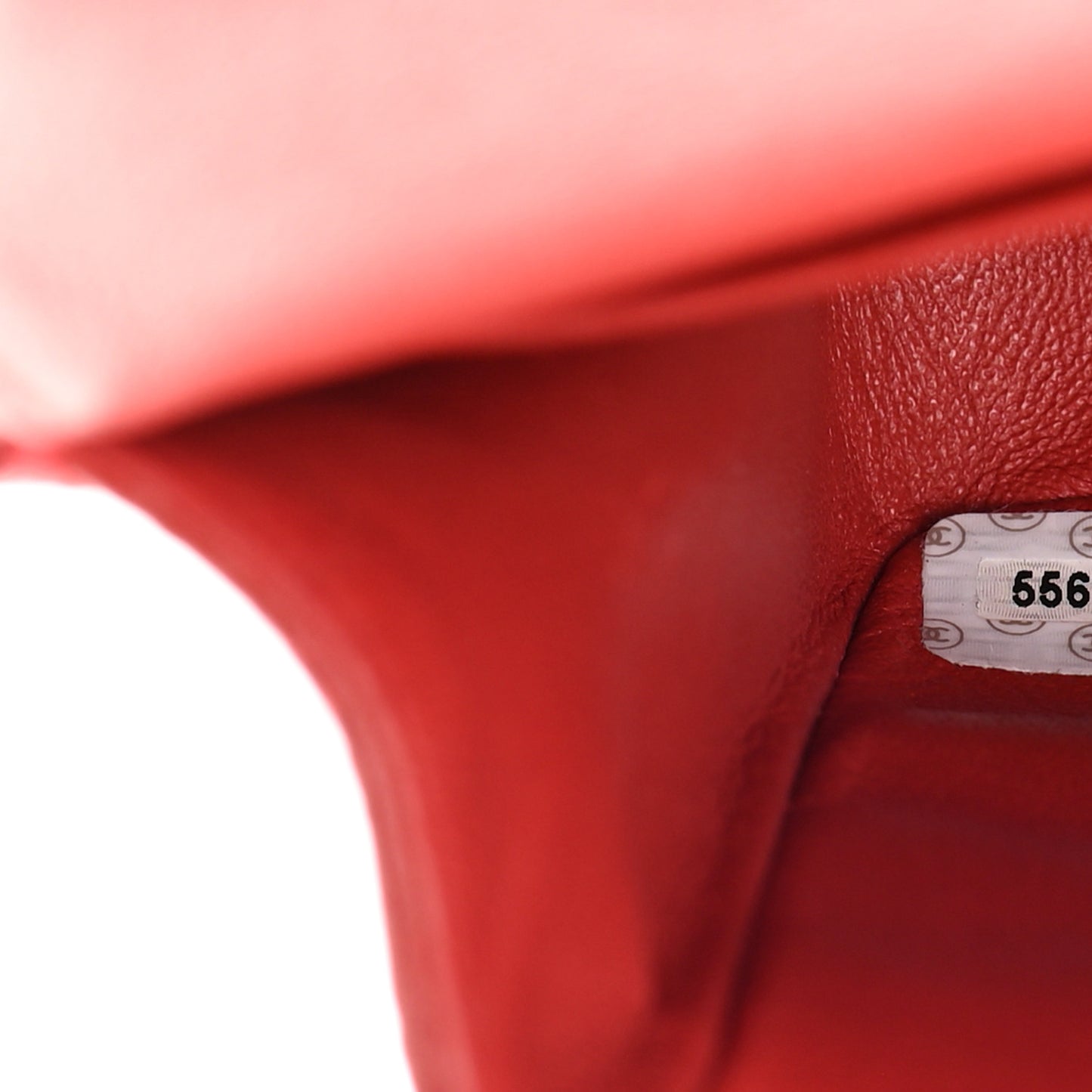 Caviar Quilted Medium Double Flap Red