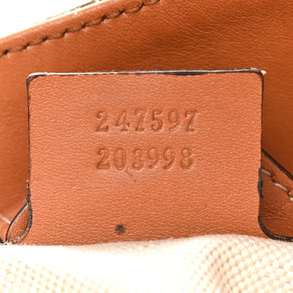 Gucci Monogram Medium Heritage Shoulder Bag Light Tobacco 4 of 11