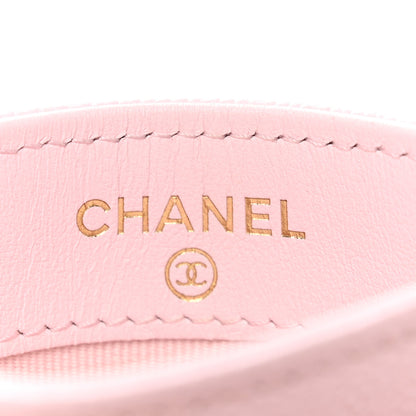 Chanel Caviar Quilted Card Holder Light Pink 6 of 10