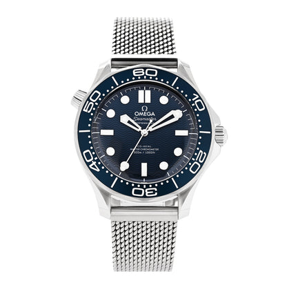 Omega Stainless Steel 42mm Seamaster Diver 300M James Bond Co-Axial Master Chronometer Automatic Watch Blue 210.30.42.20.03.002 1 of 5
