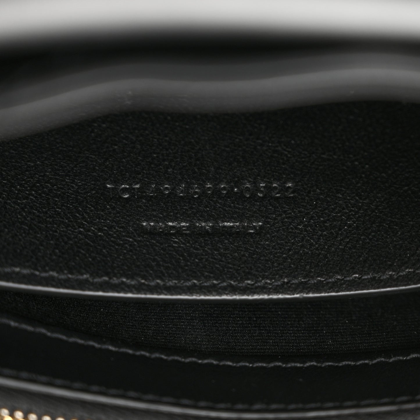 Calfskin Y Quilted Monogram Small Loulou Chain Satchel Black