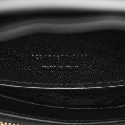 Saint Laurent Calfskin Y Quilted Monogram Small Loulou Chain Satchel Black 8 of 12