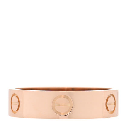 Cartier 18K Pink Gold 5.5mm LOVE Ring 61 9.5 3 of 4