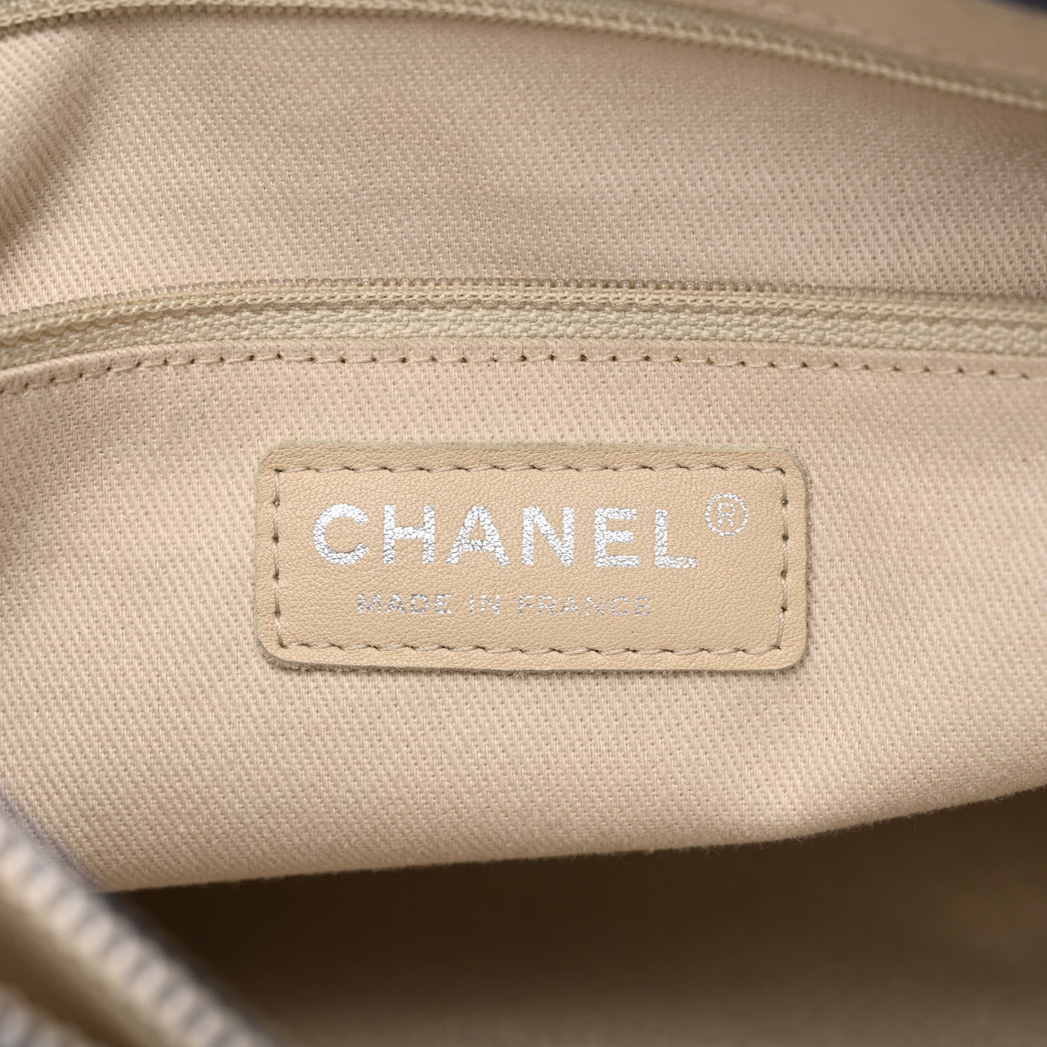 Chanel Calfskin Love Me Tender Small Tote Blue 6 of 14
