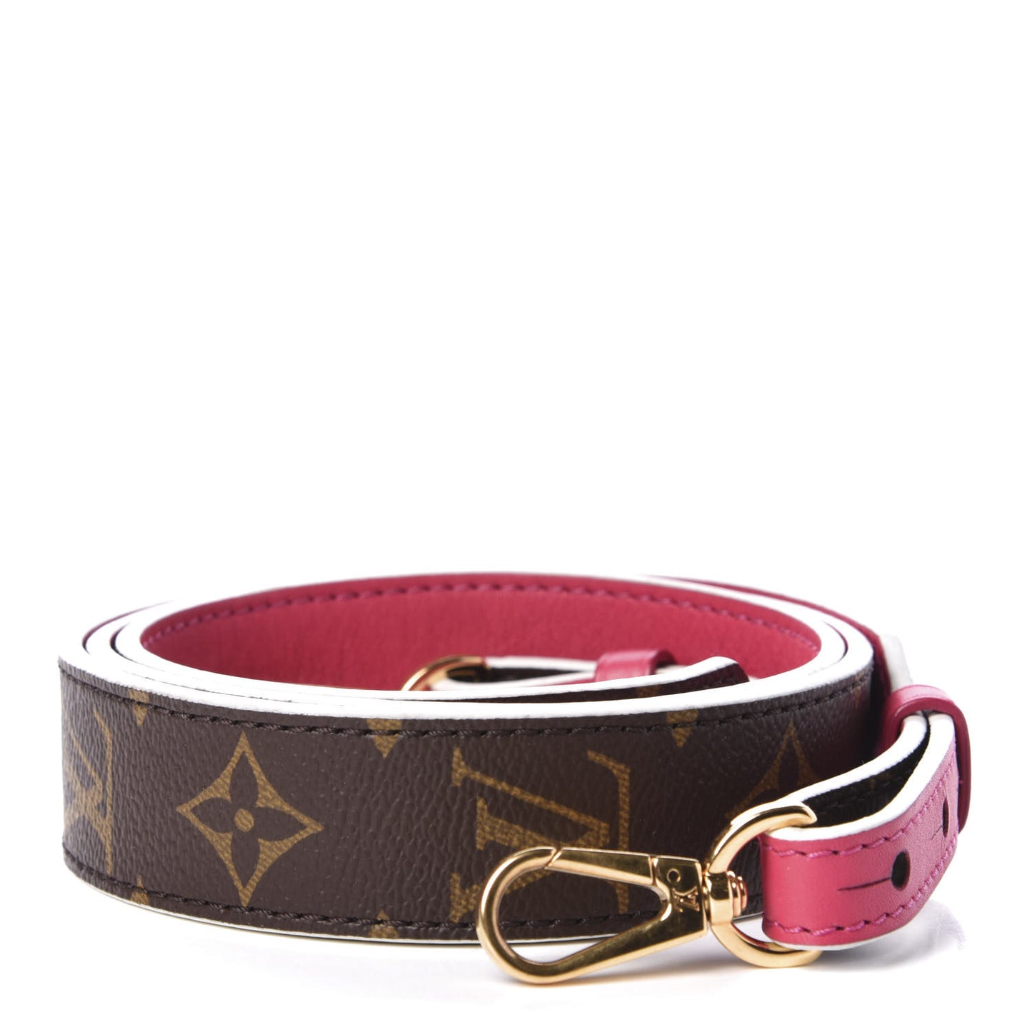 Monogram Bandouliere Shoulder Strap XL Hot Pink