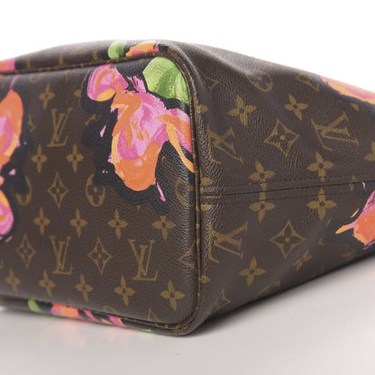Louis Vuitton Monogram Roses Neverfull MM 10 of 11