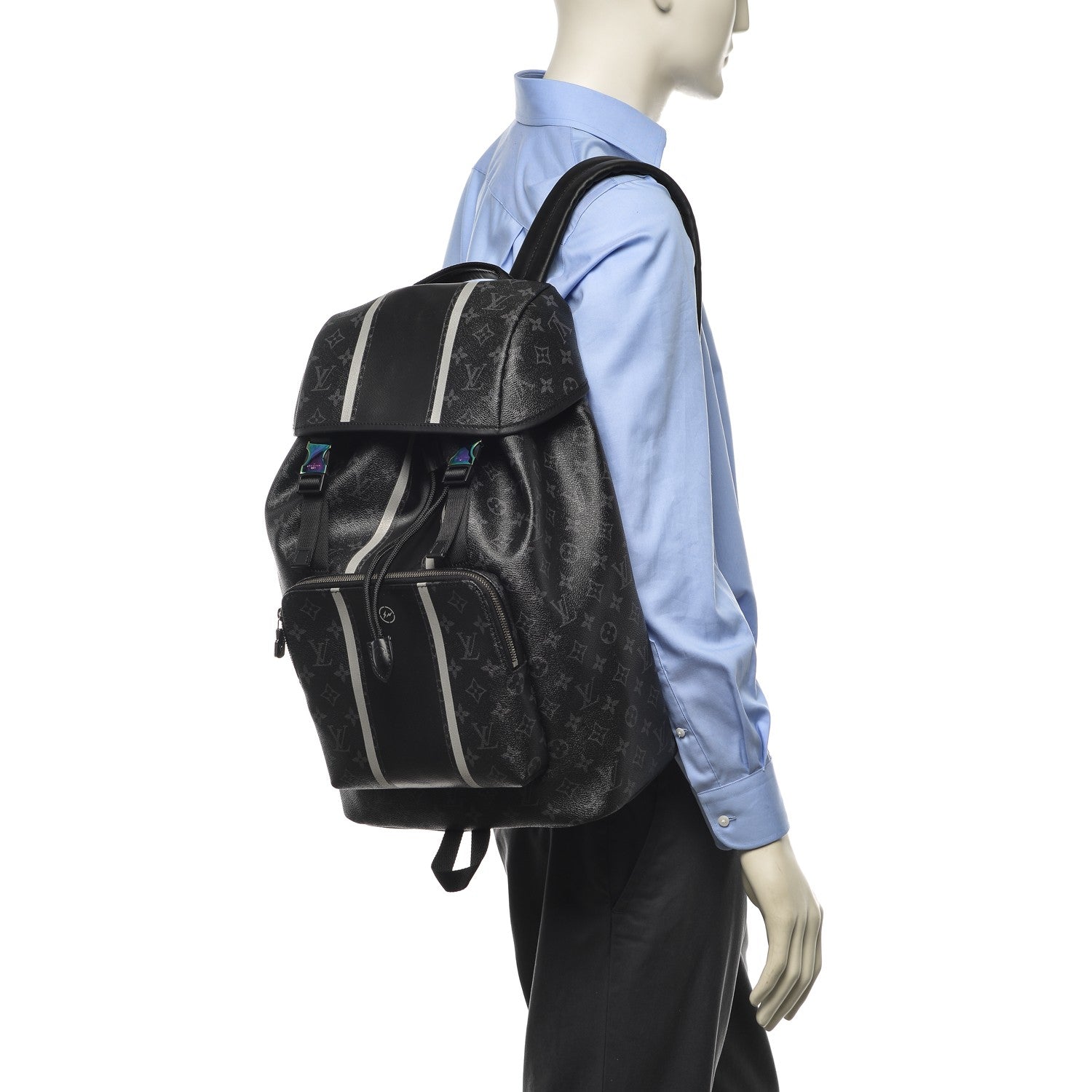 Louis Vuitton Monogram Eclipse Flash Fragment Zack Backpack 2 of 8
