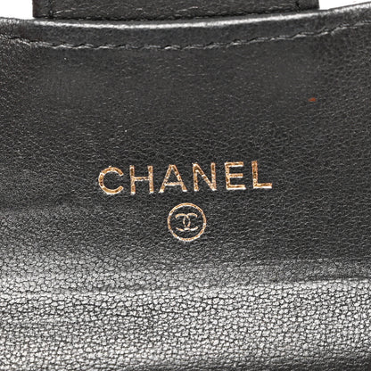Chanel Aged Calfskin Quilted Reissue Flap Card Holder Black 7 of 11