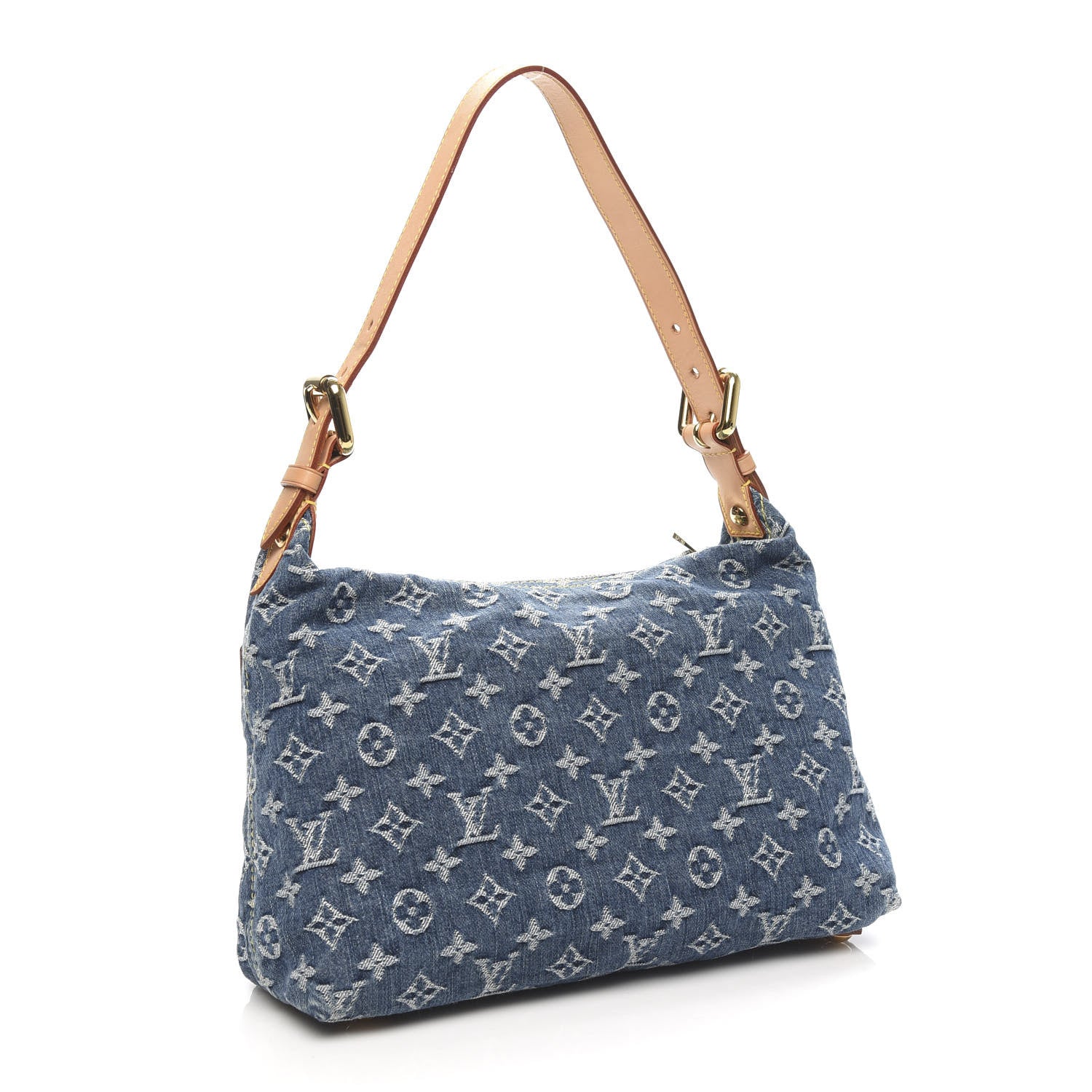 Louis Vuitton Monogram Denim Baggy PM Blue 3 of 12