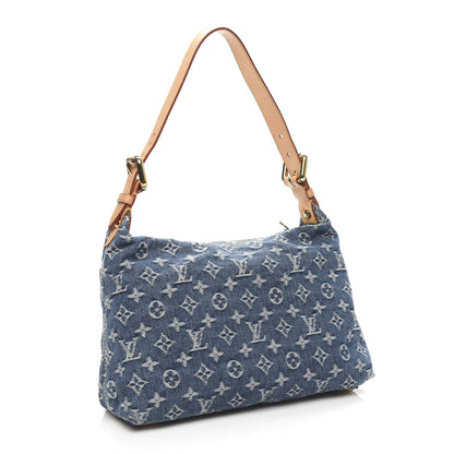 Louis Vuitton Monogram Denim Baggy PM Blue 3 of 12