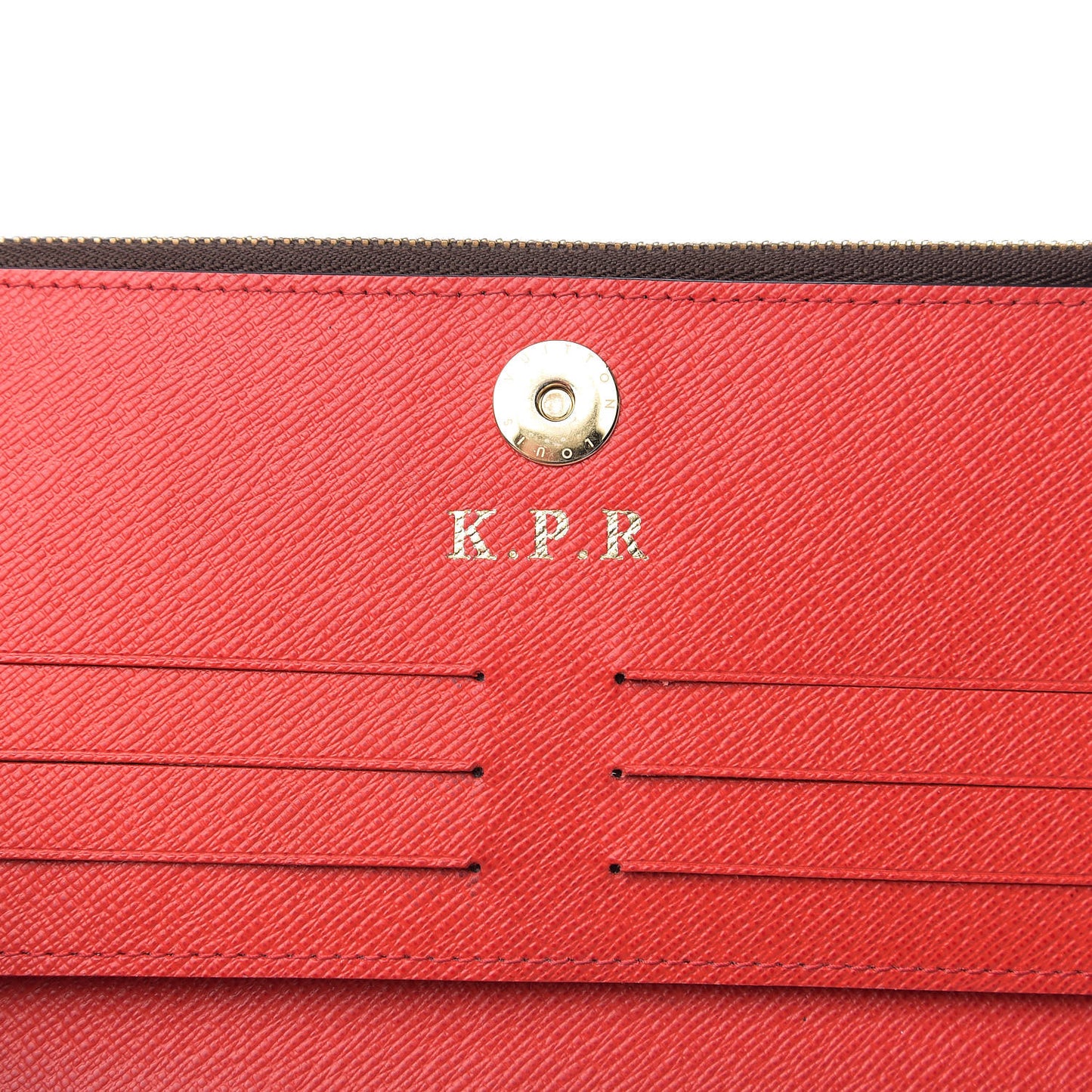 Monogram Adele Wallet Coquelicot