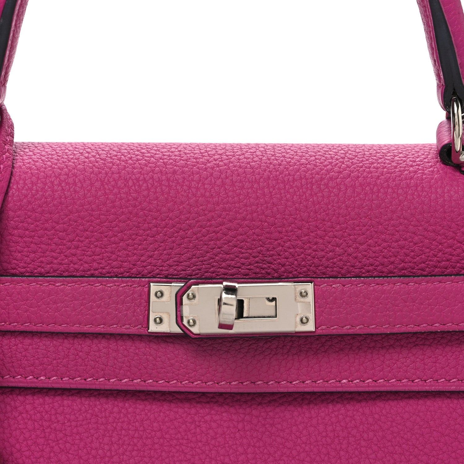 Hermes Togo Kelly Retourne 25 Rose Pourpre 8 of 10
