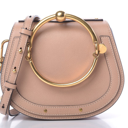 Chloe Calfskin Suede Small Nile Bracelet Bag Biscotti Beige 8 of 12