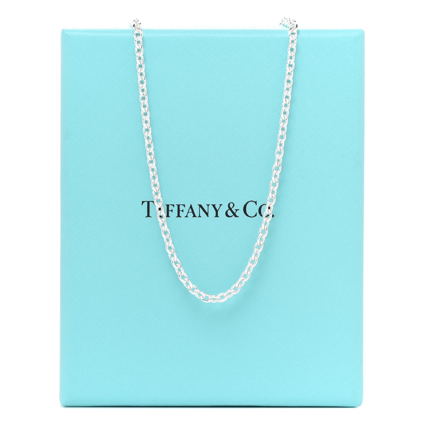 Tiffany Sterling Silver Chain Necklace 24" 6 of 6