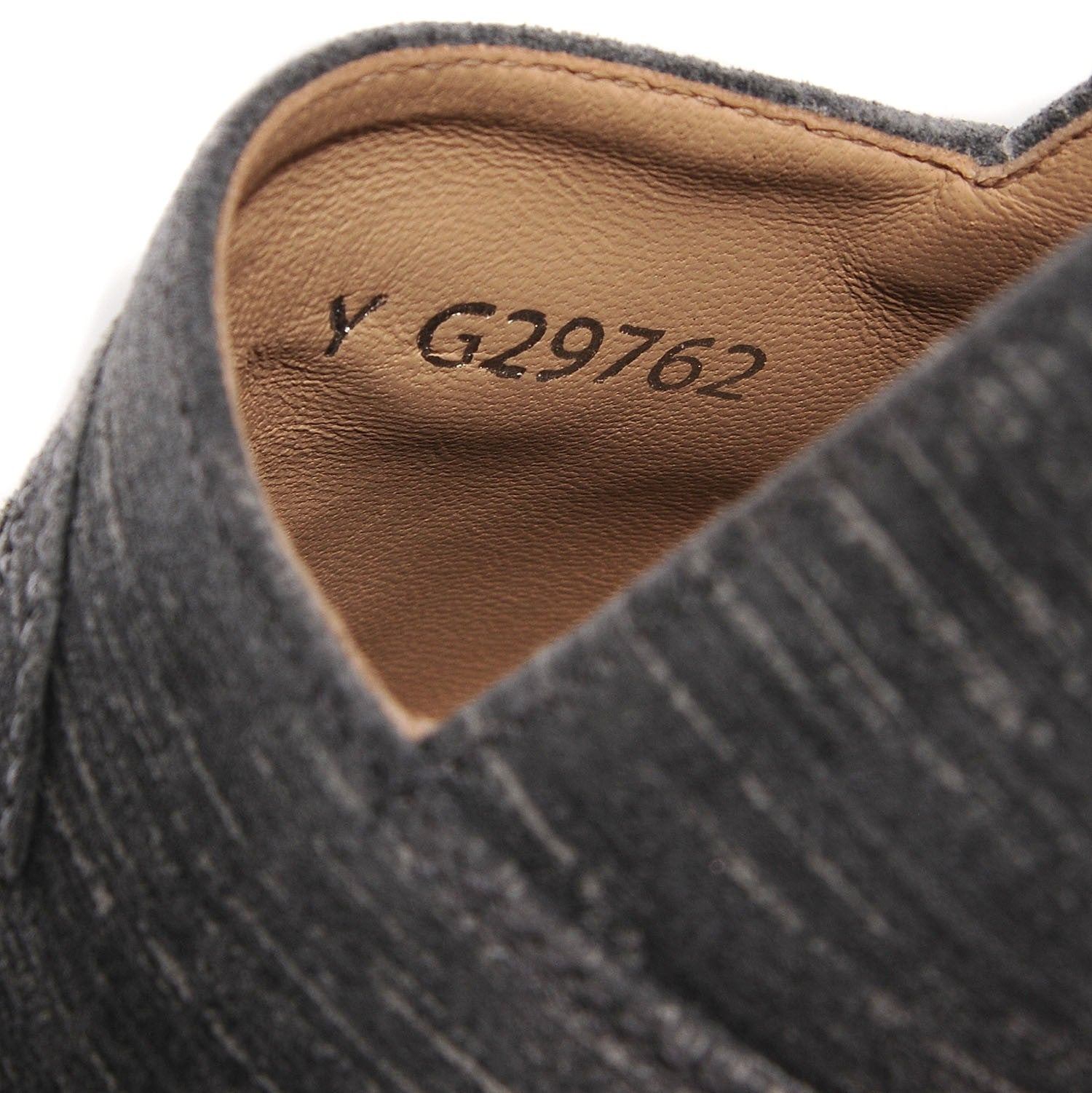 Chanel Striated Suede Espadrilles 38 Dark Grey 8 of 8