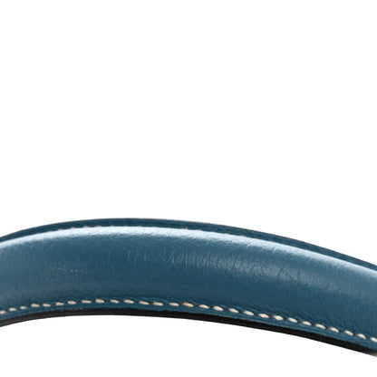 Hermes Taurillon Clemence Kelly Retourne 28 Bleu Jean 14 of 16