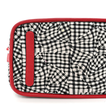 MCM Visetos Medium Liz Reversible Shopper Tote Ruby Red 26 of 26