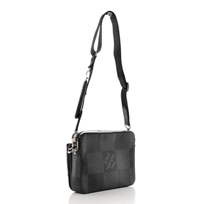 Louis Vuitton Damier Graphite 3D Trio Messenger 3 of 13