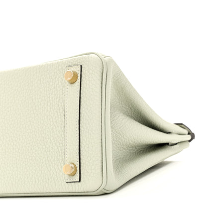Hermes Togo Birkin 25 Gris Neve 10 of 11