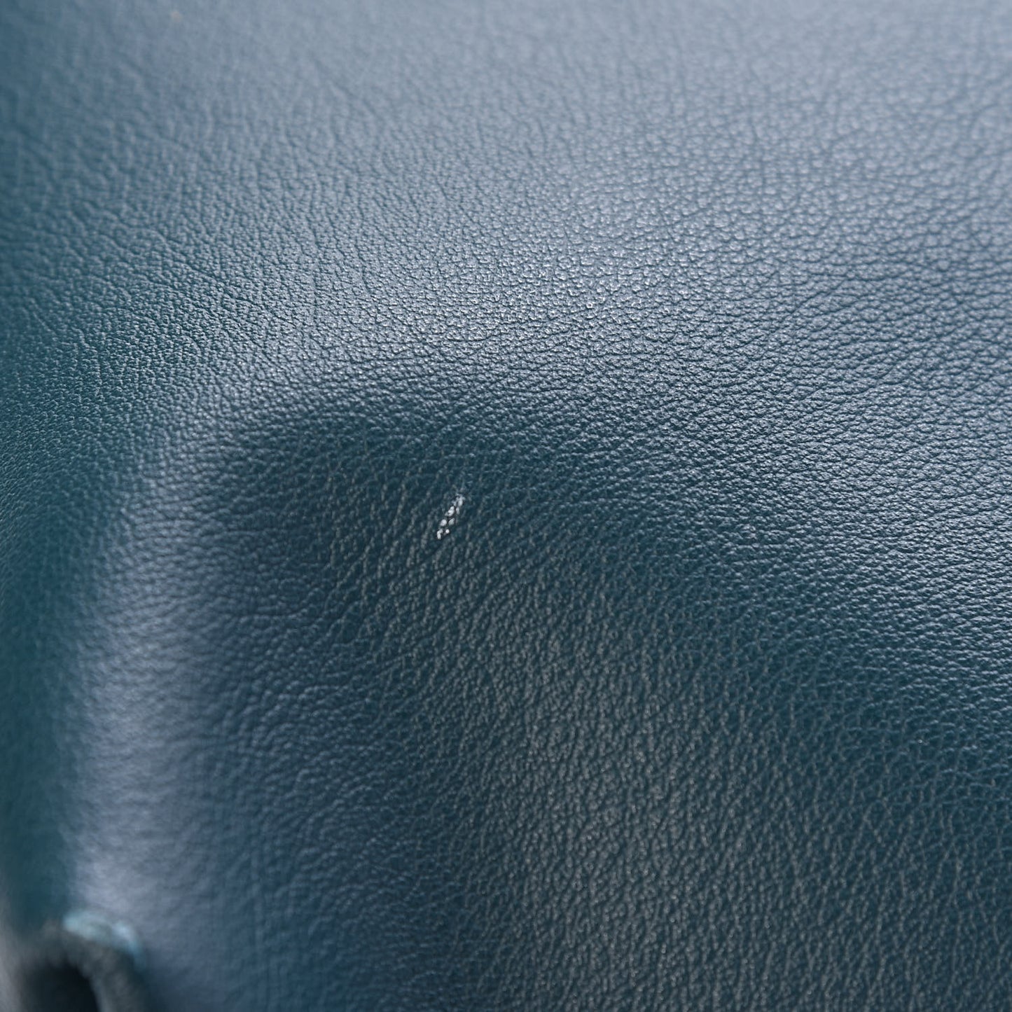 Calfskin Large Shopping Tote Dark Turquoise