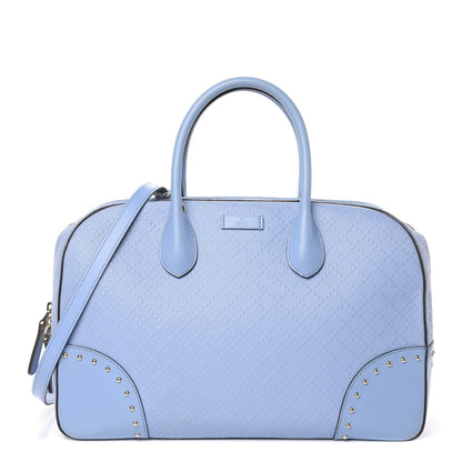 Gucci Bright Diamante Top Handle Bag Mineral Blue 1 of 21