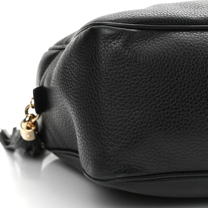 Gucci Pebbled Calfskin Medium Soho Bowler Black 9 of 12