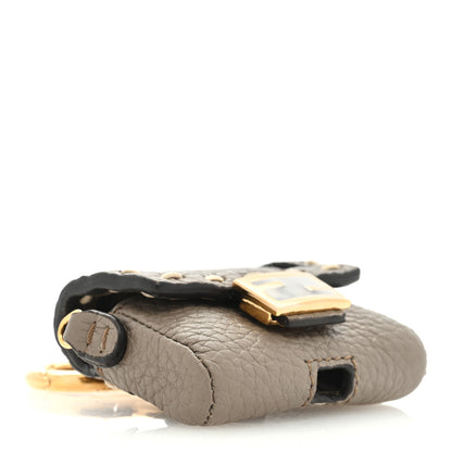 Fendi Cuoio Romano Selleria AirPods Pro Chain Baguette Charm Taupe 3 of 4