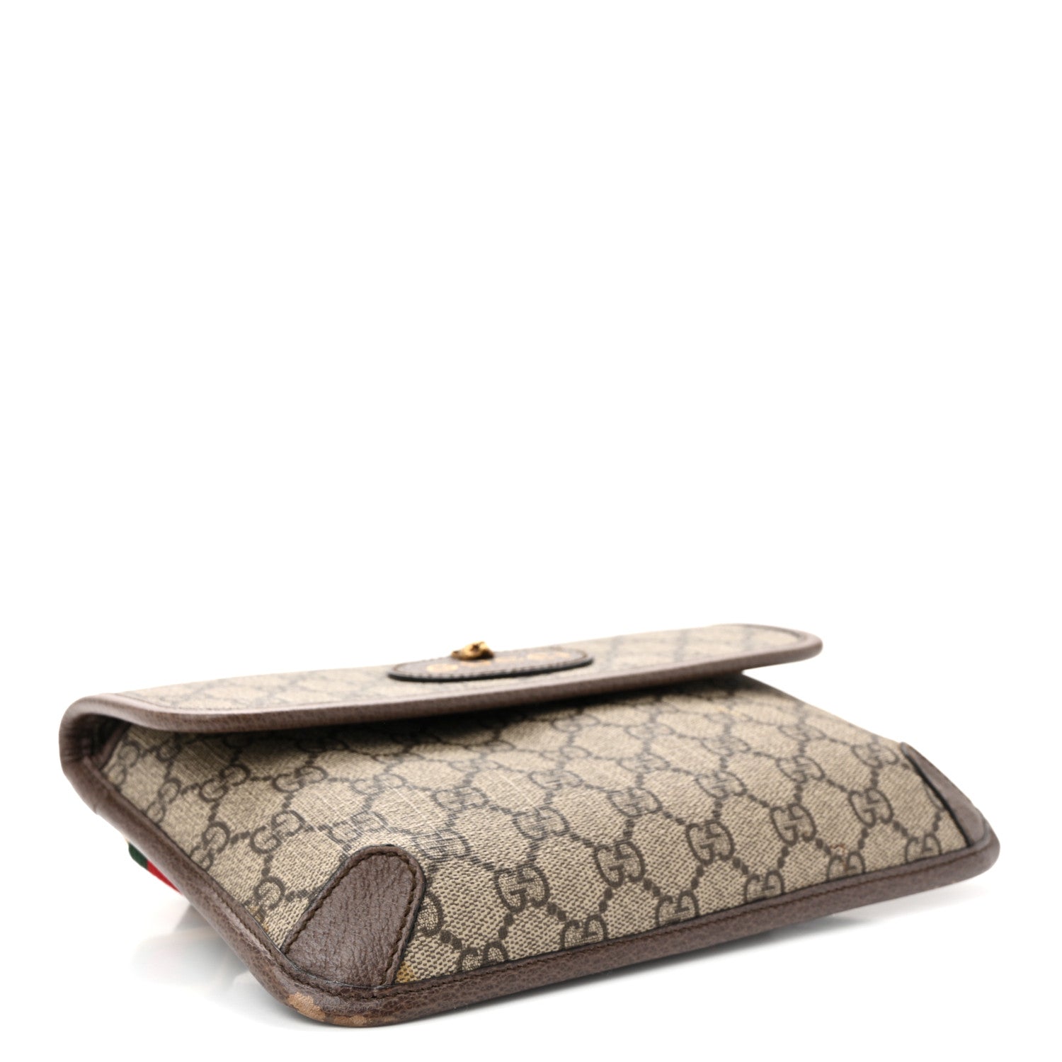 Gucci GG Supreme Monogram Neo Vintage Web Belt Bag Brown 4 of 11