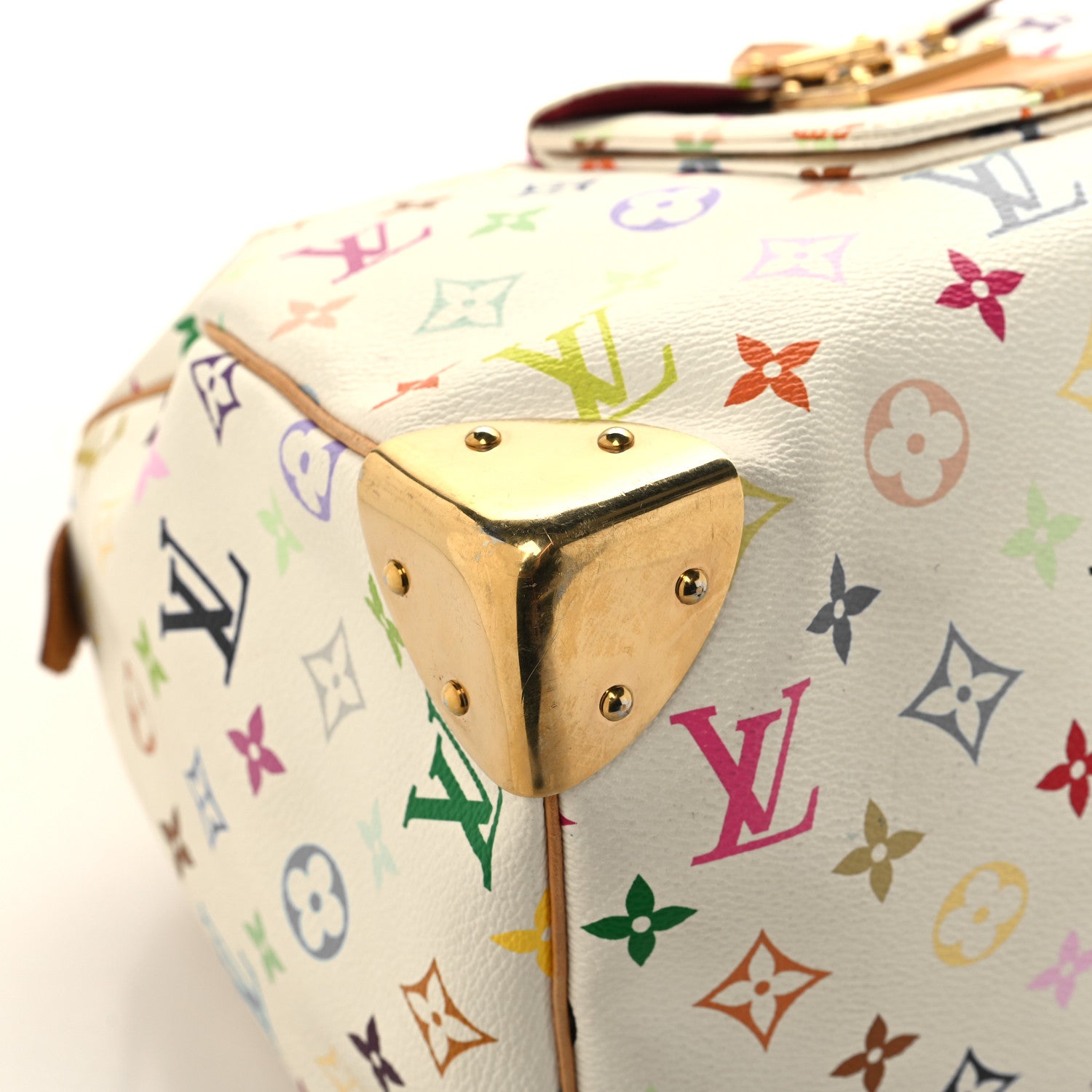 Louis Vuitton Monogram Multicolor Speedy 30 White 8 of 14