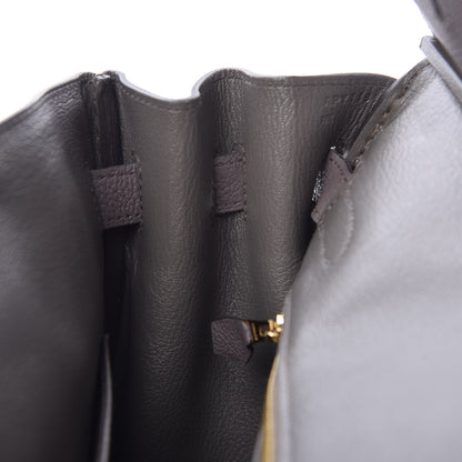 Hermes Togo Birkin 30 Etain 11 of 39