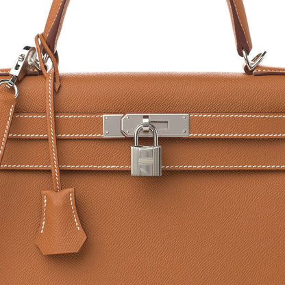 Hermes Epsom Kelly Sellier 28 Gold 7 of 10