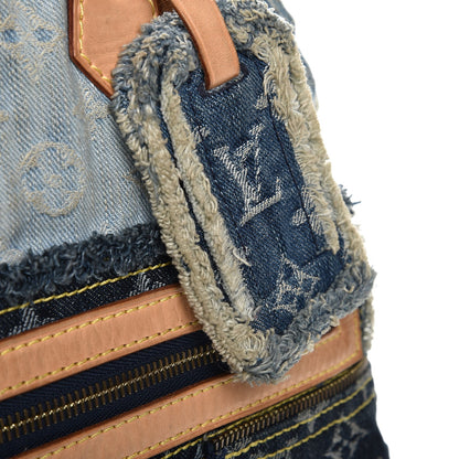 Louis Vuitton Denim Patchwork Bowly Blue 9 of 12