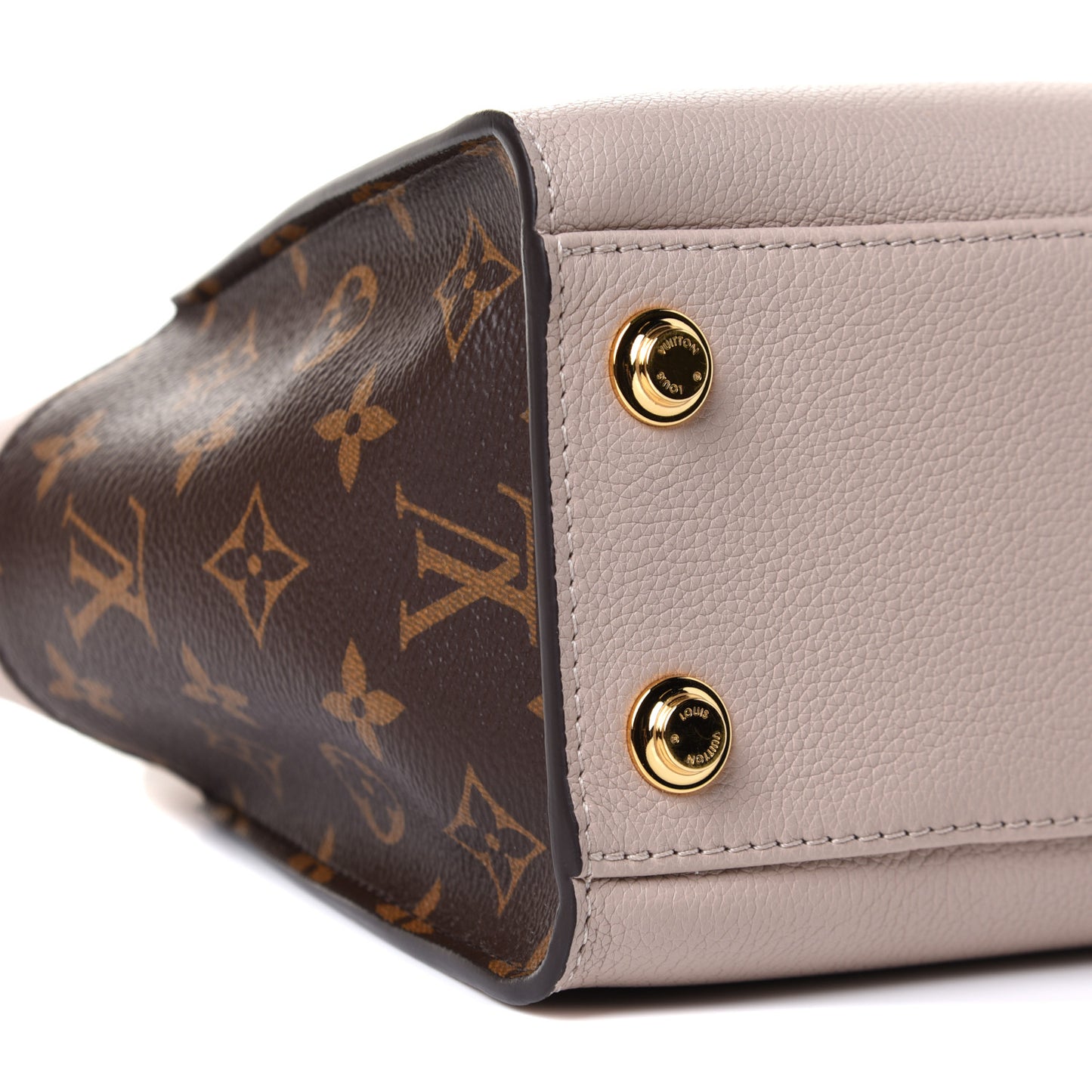 Calfskin Monogram On My Side PM Greige