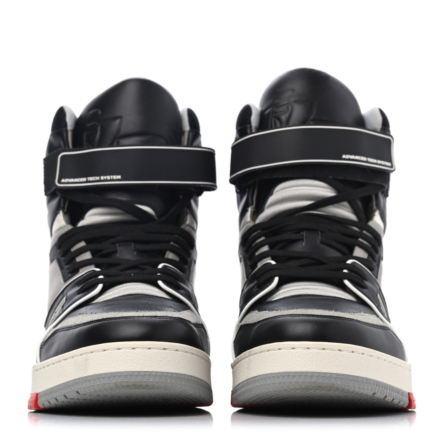 Calfskin Mens LV Trainer Sneaker Boots 43 Black