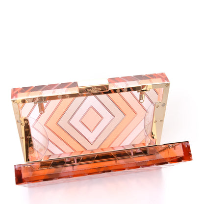 Valentino Garavani Acrylic Native Couture Minaudiere Clutch Multicolor 4 of 4