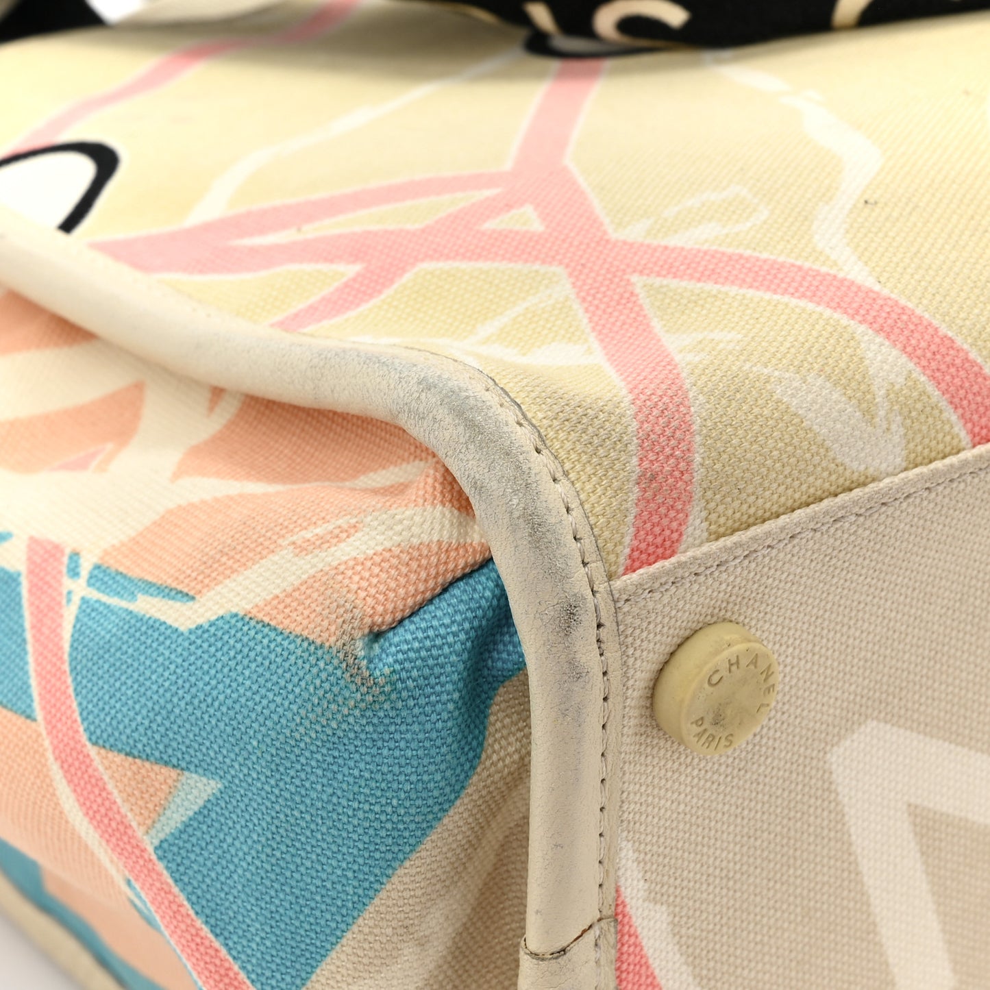 Canvas Printed Eiffel Tower Shoulder Bag