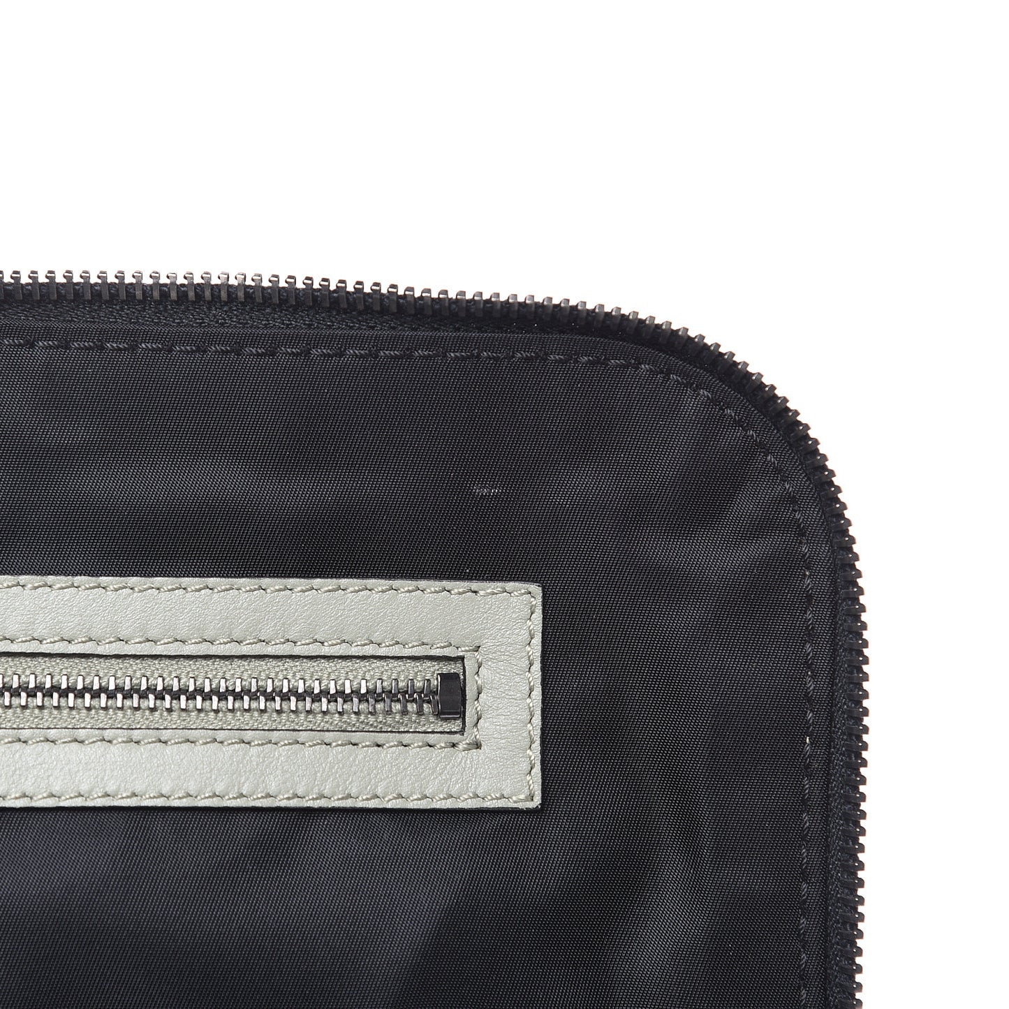 Nylon Camouflage Rockstud Zip Pouch Multicolor
