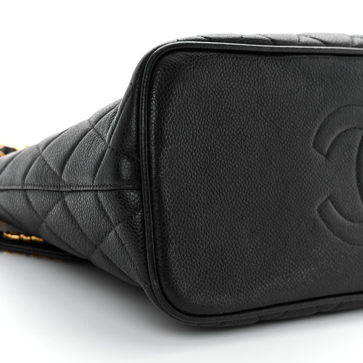 Chanel Caviar Quilted Shoulder Bag Black 10 of 11