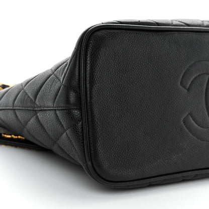 Chanel Caviar Quilted Shoulder Bag Black 10 of 11