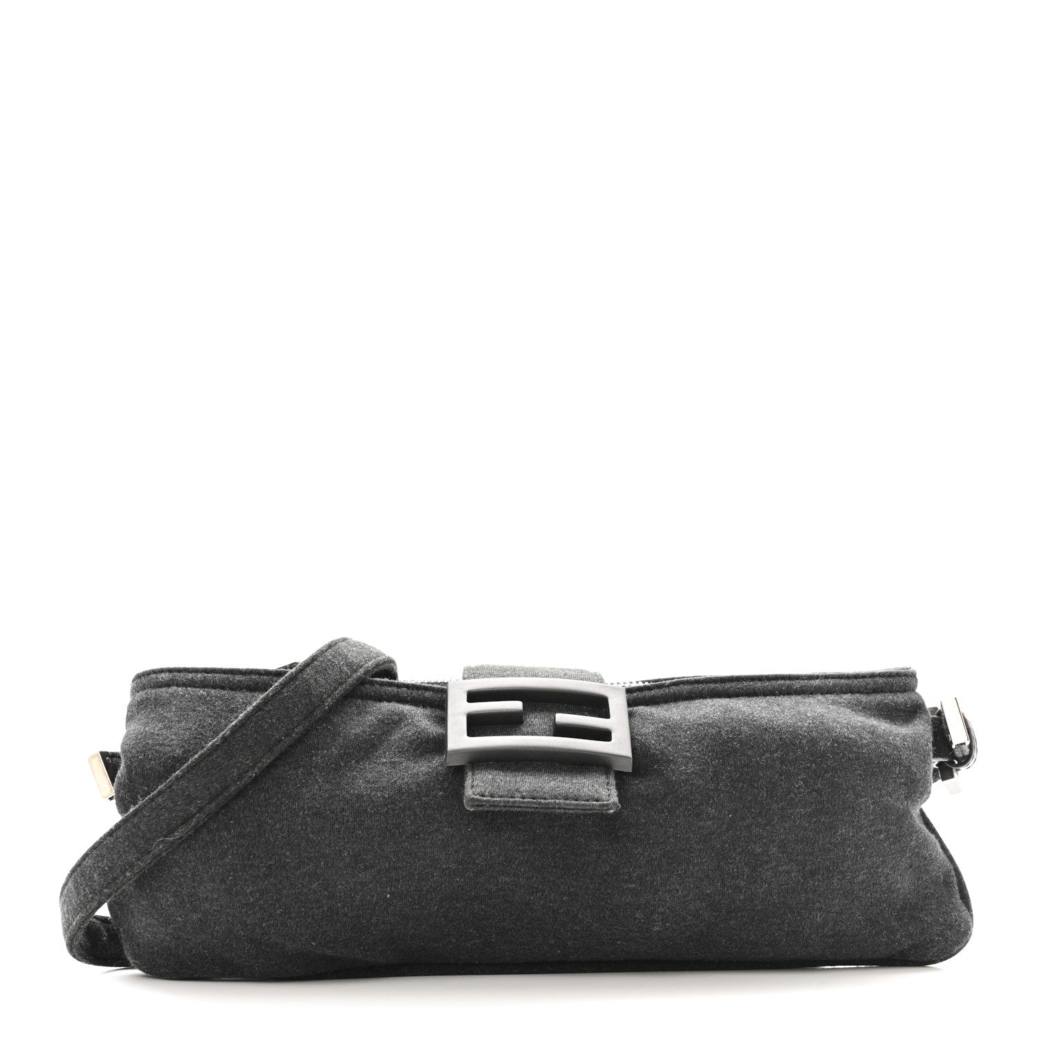 Fendi Jersey Baguette Dark Grey 1 of 12