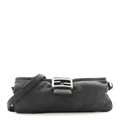 Fendi Jersey Baguette Dark Grey 1 of 12
