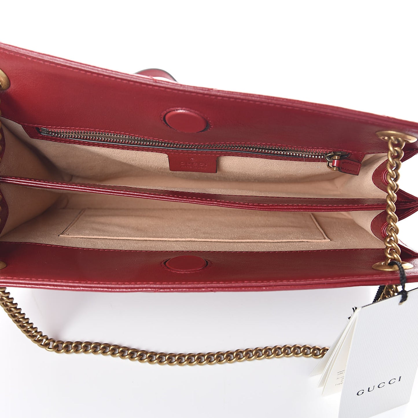 Azalea Calfskin Matelasse Heart Medium GG Marmont Slim Shoulder Bag Romantic Cerise
