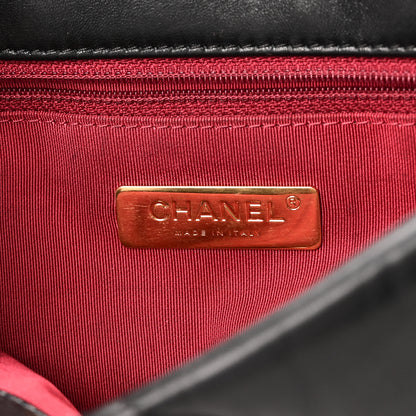 Chanel Shiny Goatskin Quilted Large Chanel 19 Flap Black 6 of 10