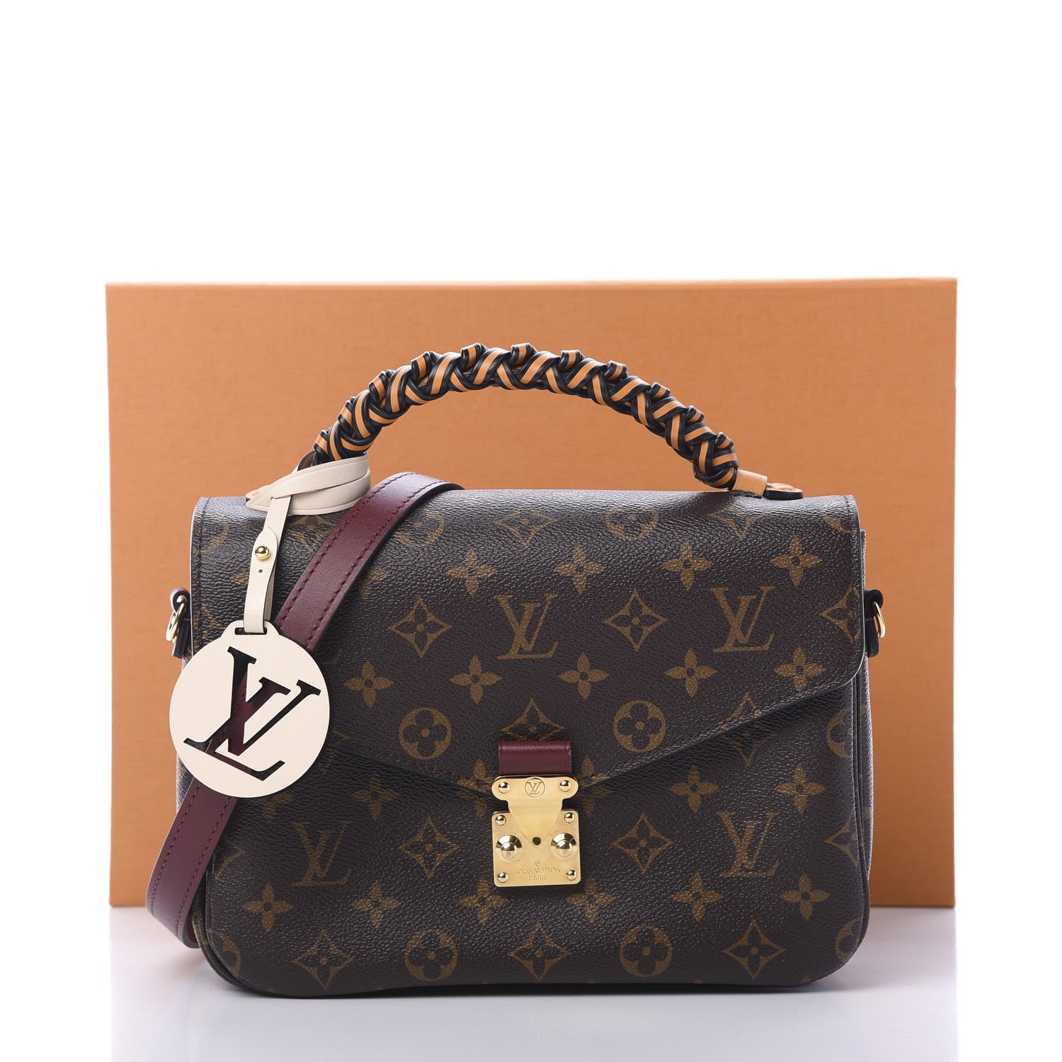 Louis Vuitton Monogram Braided Pochette Metis Safran 10 of 10