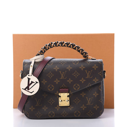 Louis Vuitton Monogram Braided Pochette Metis Safran 10 of 10