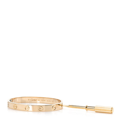 Cartier 18K Yellow Gold LOVE Bracelet 15 3 of 6