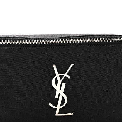 Saint Laurent Canvas Monogram Belt Bag Black 7 of 11